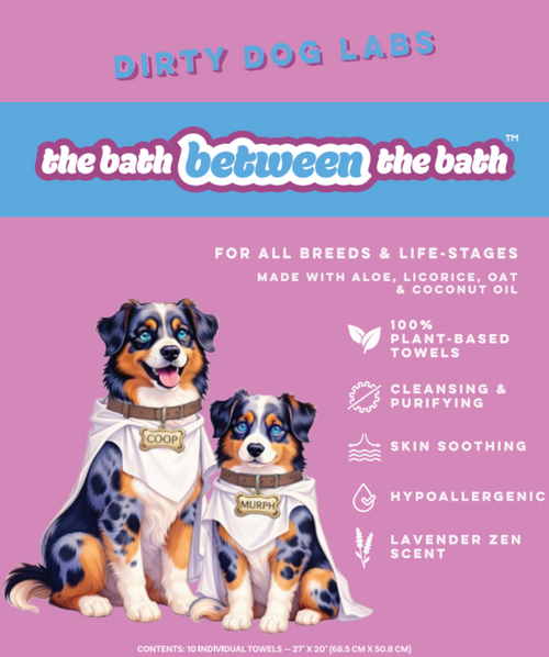 The Bath Between the Bath™ Dog Cleansing Towels